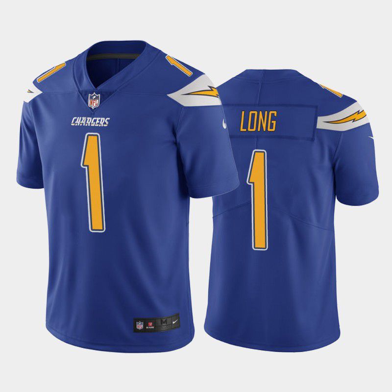 Men Los Angeles Chargers #1 Ty Long Nike Royal 2nd Limited NFL Jersey